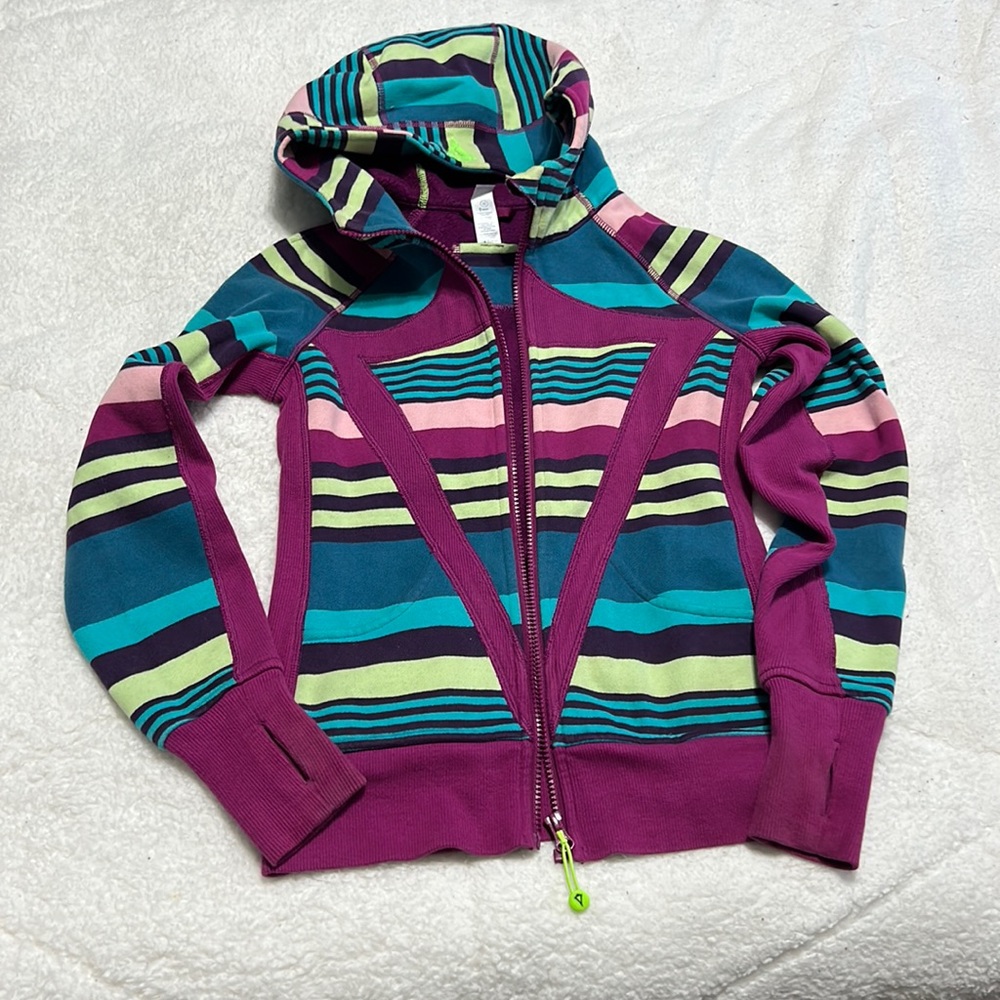 Aviva Girls Scuba zippers hoodie size 12